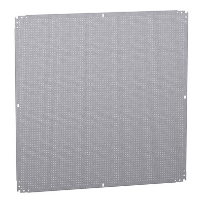 Microperforated mounting plate H1000xW1000 w/holes diam 3,6mm on 12,5mm pitch