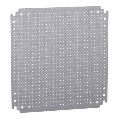Microperforated mounting plate H400xW400 w/holes diam 3,6mm on 12,5mm pitch