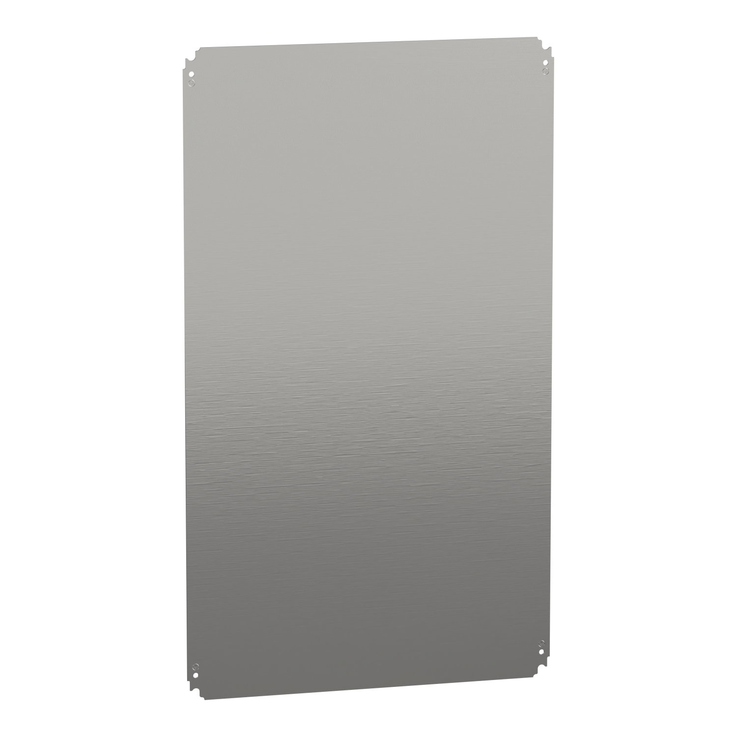 Plain mounting plate H1000xW600mm made of galvanised sheet steel