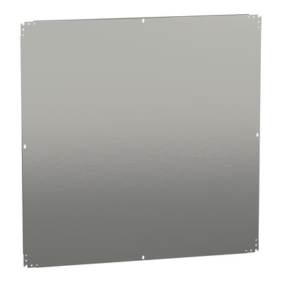 Plain mounting plate H1200xW1200mm made of galvanised sheet steel