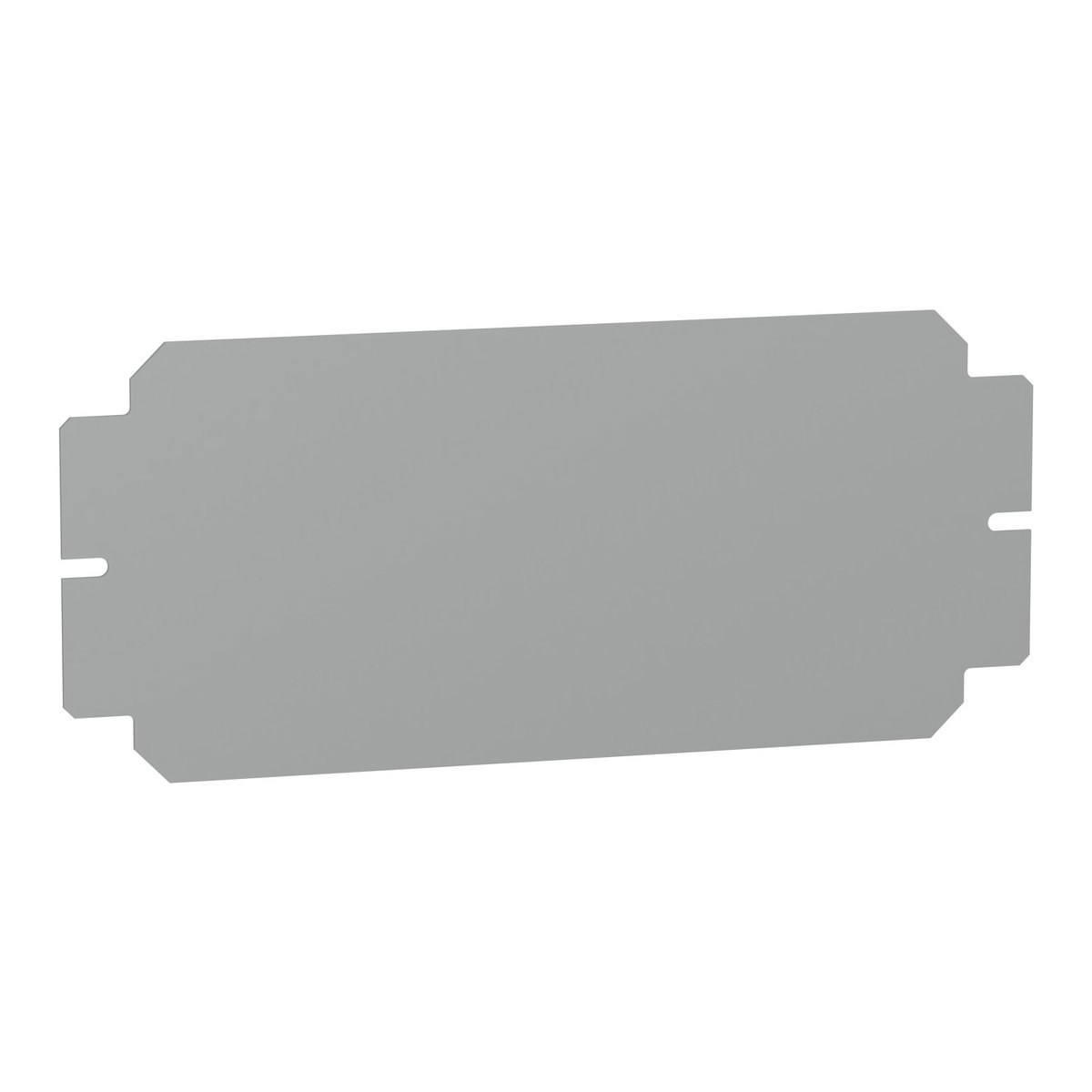 Plain mounting plate H150xW300mm made of galvanised sheet steel