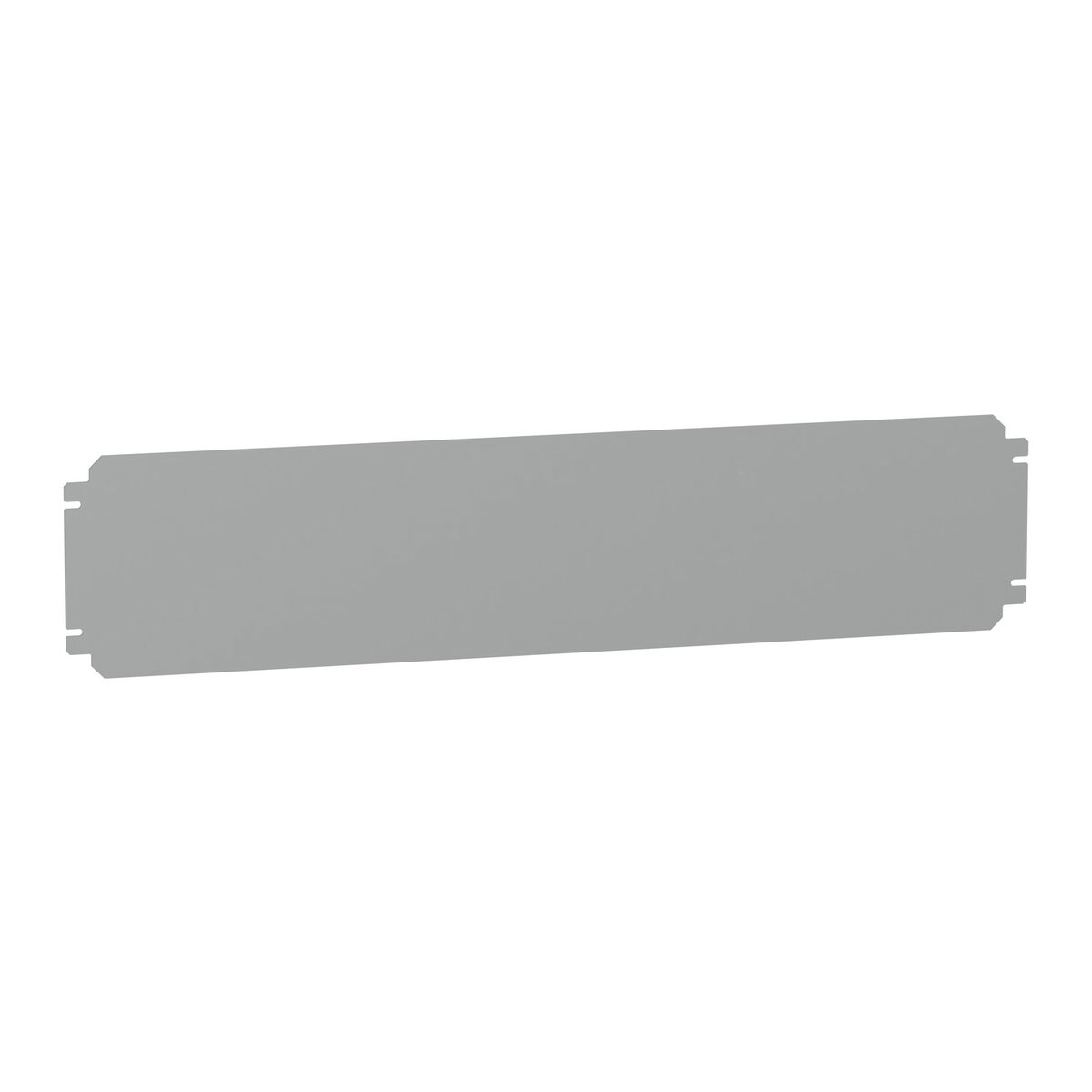 Plain mounting plate H200xW800mm made of galvanised sheet steel