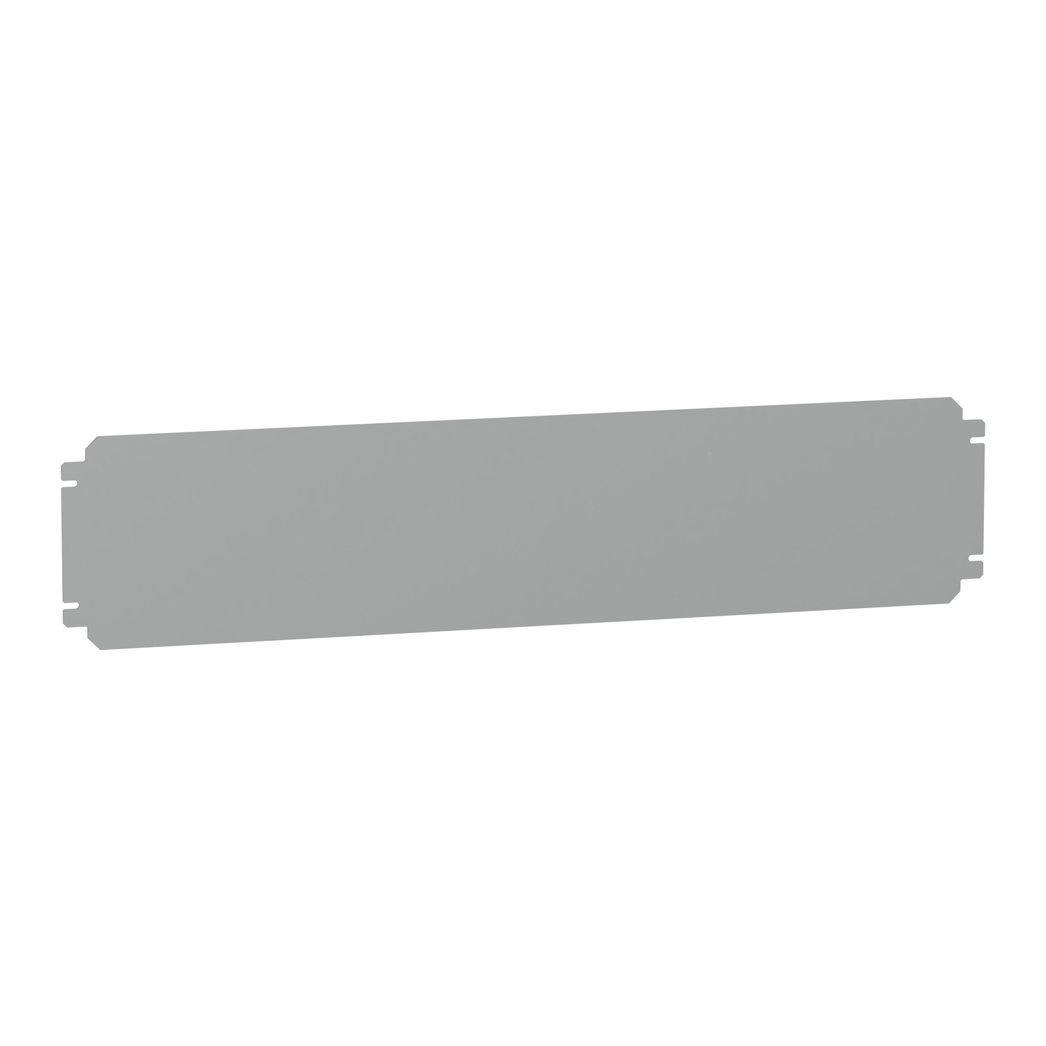 Plain mounting plate H200xW800mm made of galvanised sheet steel