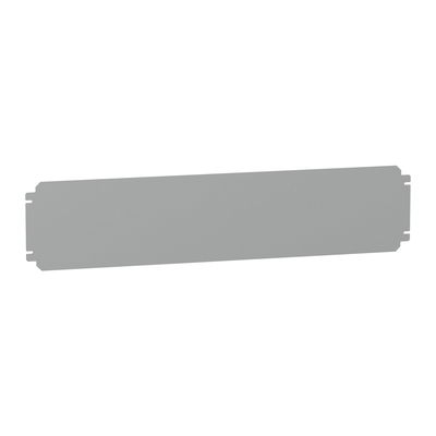 Plain mounting plate H200xW800mm made of galvanised sheet steel