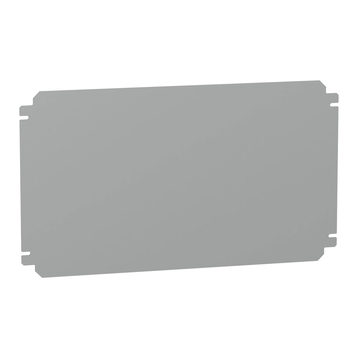 Plain mounting plate H300xW500mm made of galvanised sheet steel