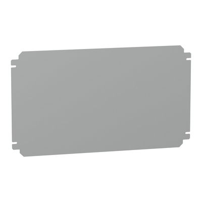 Plain mounting plate H300xW500mm made of galvanised sheet steel