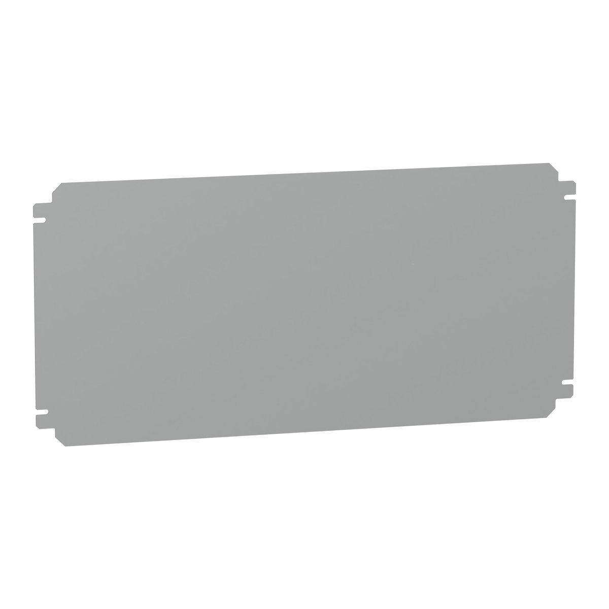 Plain mounting plate H300xW600mm made of galvanised sheet steel