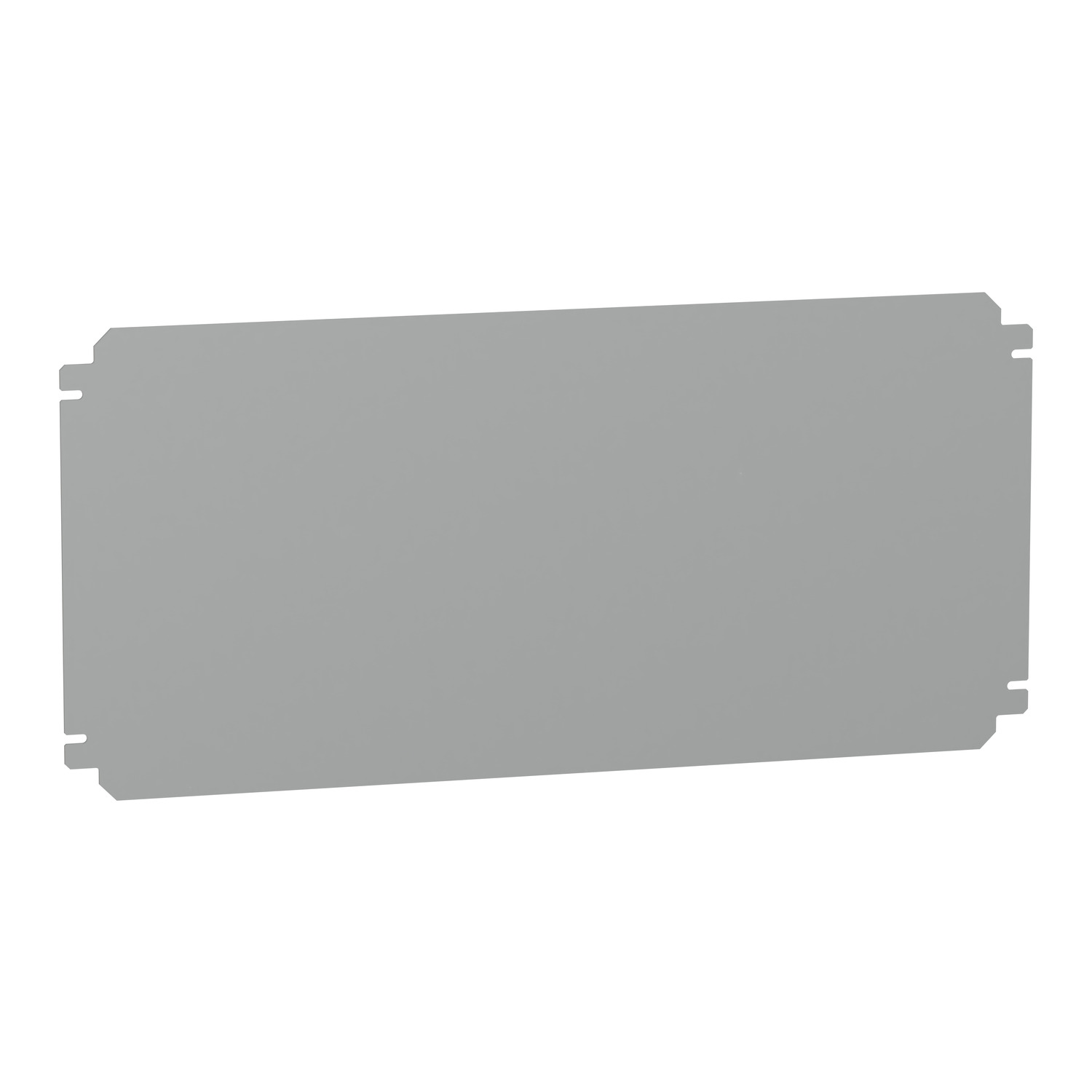 Plain mounting plate H300xW600mm made of galvanised sheet steel