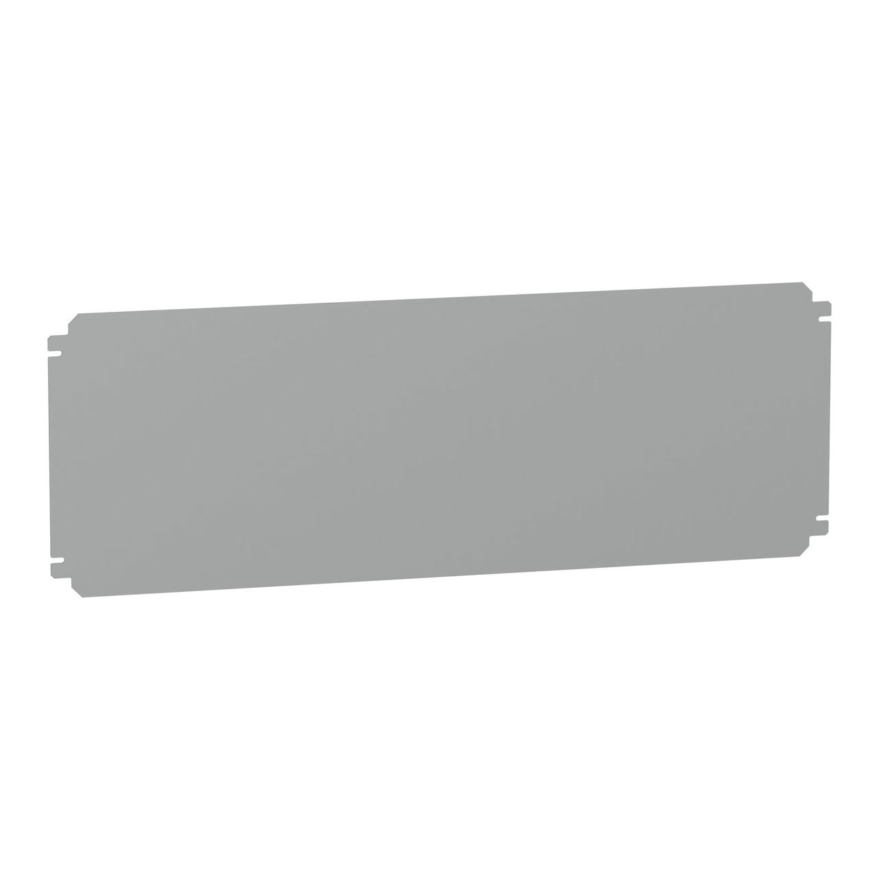 Plain mounting plate H300xW800mm made of galvanised sheet steel