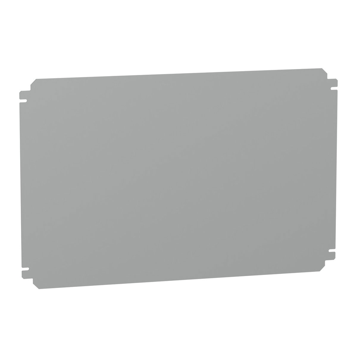 Plain mounting plate H400xW600mm made of galvanised sheet steel