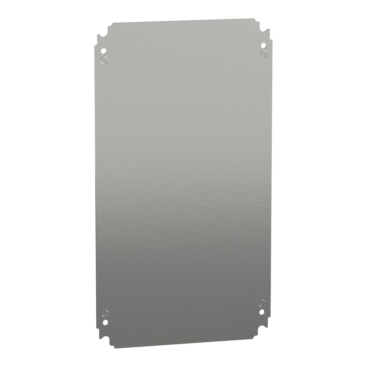 Plain mounting plate H500xW300mm made of galvanised sheet steel