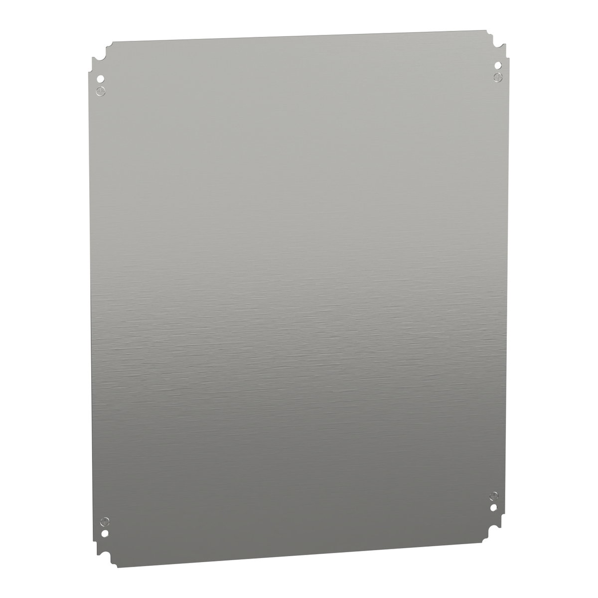 Plain mounting plate H500xW600mm made of galvanised sheet steel