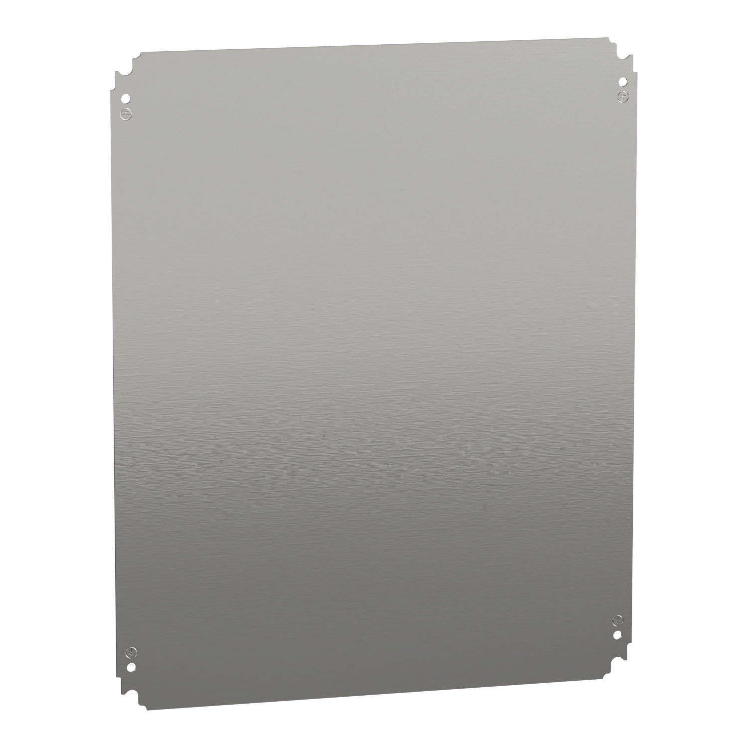 Plain mounting plate H500xW600mm made of galvanised sheet steel