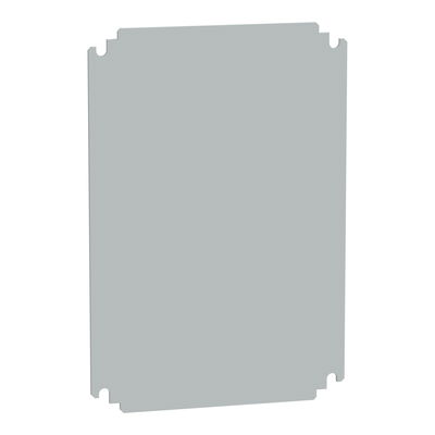 Insulating mounting plate for enclosure H400xW300mm made of polyester