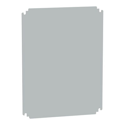 Isolierende Montageplatte für Gehäuse H500xB400mm, aus Polyester