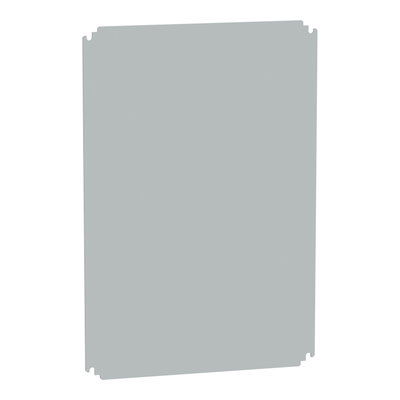 Insulating mounting plate for enclosure H700xW500mm made of polyester