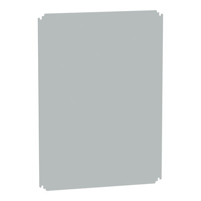 Insulating mounting plate for enclosure H800xW600mm made of polyester