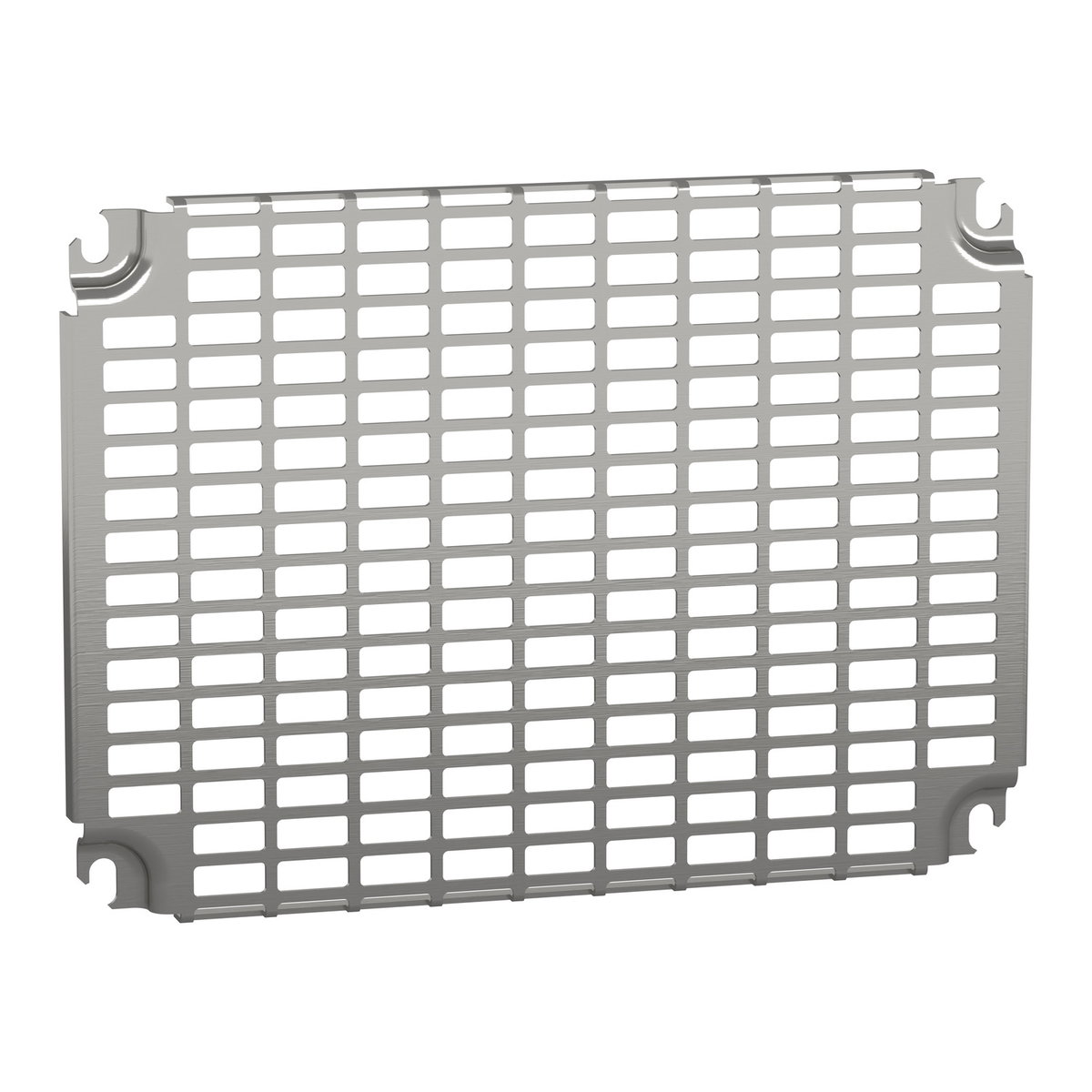 Monobloc perforated plates H300xW400mm with universal perforations 11x26mm