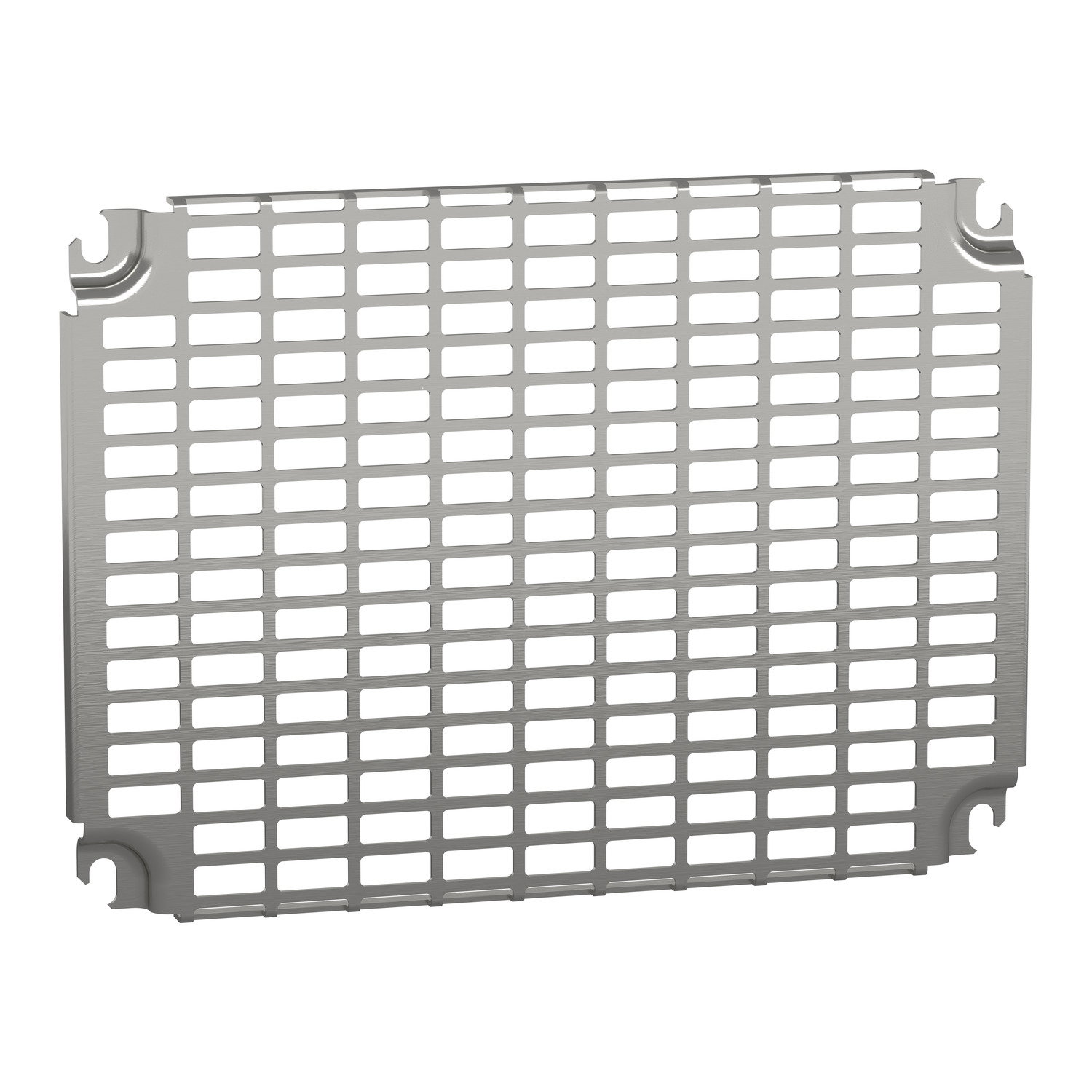 Monobloc perforated plates H300xW400mm with universal perforations 11x26mm