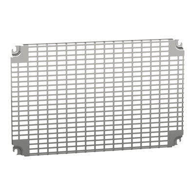Monobloc perforated plates H400xW600mm with universal perforations 11x26mm