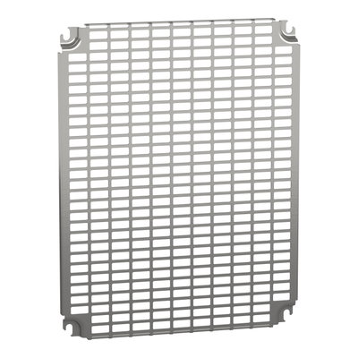 Monobloc perforated plates H500xW400mm with universal perforations 11x26mm