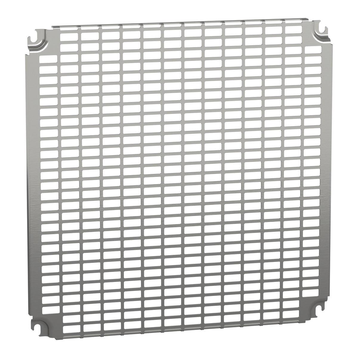 Monobloc perforated plates H500xW500mm with universal perforations 11x26mm