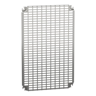 Monobloc perforated plates H600xW400mm with universal perforations 11x26mm
