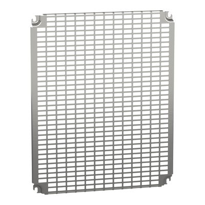 Monobloc perforated plates H600xW500mm with universal perforations 11x26mm
