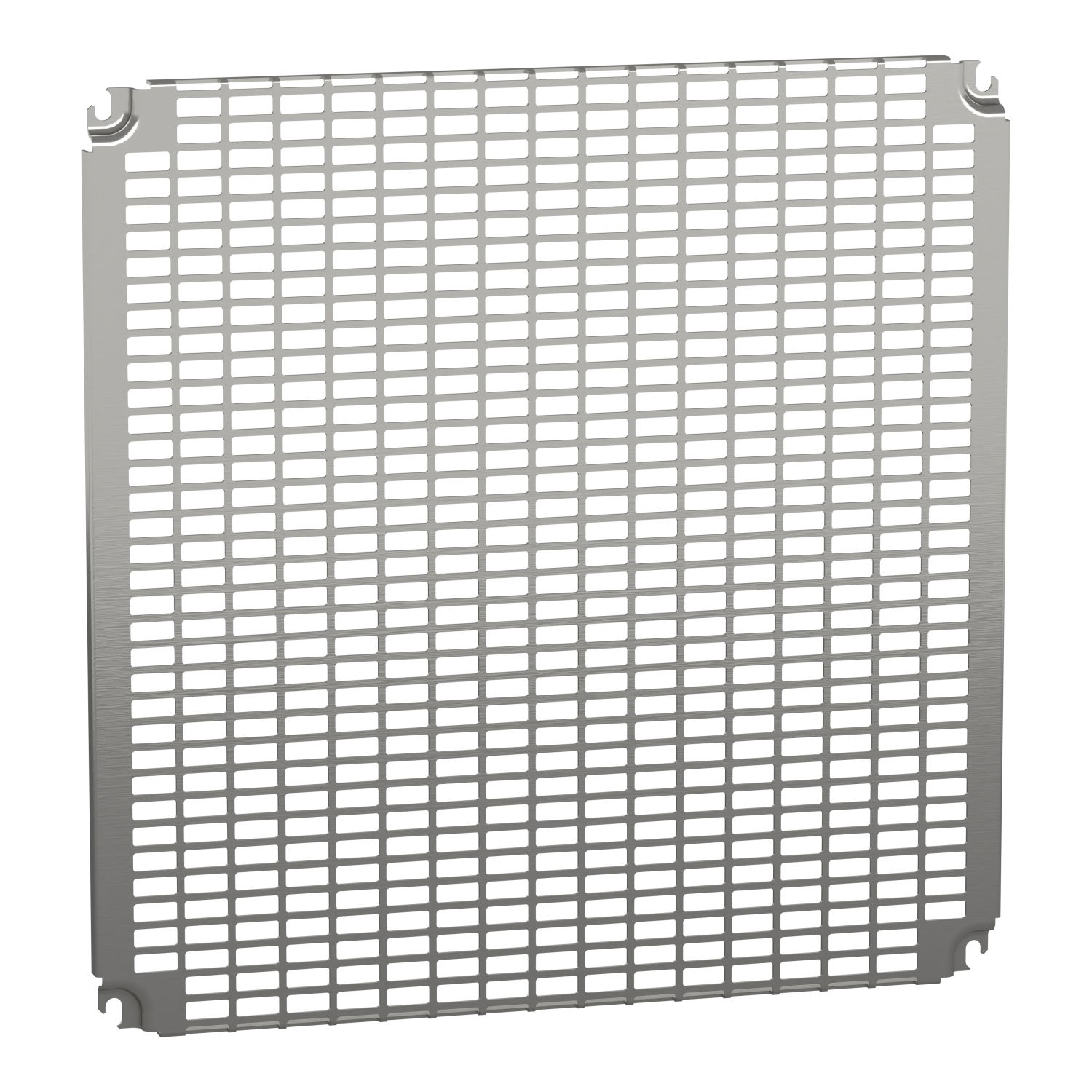 Monobloc perforated plates H600xW600mm with universal perforations 11x26mm