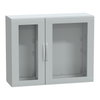 Floor standing encl. polyester vers.PLA compl.sealed 1000x1250x420 IP65 glazed