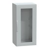 Floor standing encl. polyester vers.PLA compl.sealed 1000x500x420 IP65 glazed
