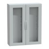 Floor standing encl. polyester vers.PLA compl.sealed 1250x1000x320 IP65 glazed