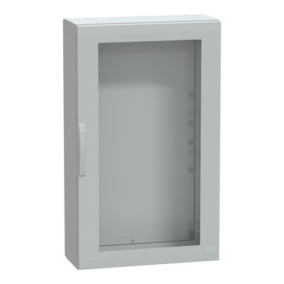 Floor standing encl. polyester vers.PLA compl.sealed 1250x750x320 IP65 glazed