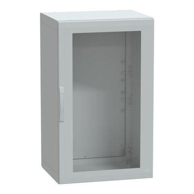 Floor standing encl. polyester vers.PLA compl.sealed 1250x750x620 IP65 glazed