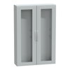 Floor standing encl. polyester vers.PLA compl.sealed 1500x1000x320 IP65 glazed