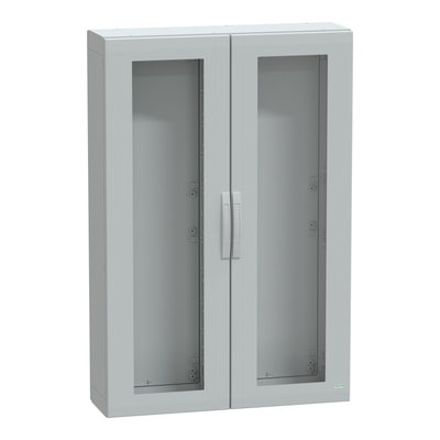 Floor standing encl. polyester vers.PLA compl.sealed 1500x1000x320 IP65 glazed