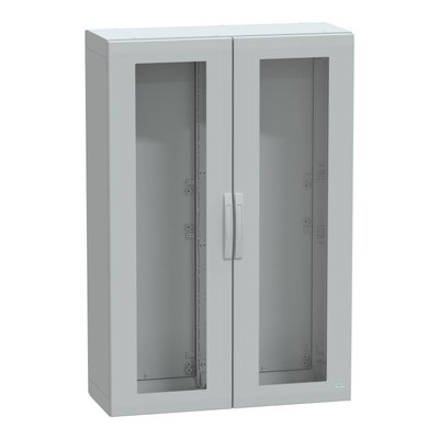 Floor standing encl. polyester vers.PLA compl.sealed 1500x1000x420 IP65 glazed