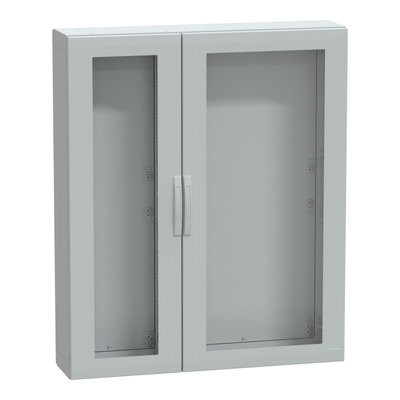 Floor standing encl. polyester vers.PLA compl.sealed 1500x1250x320 IP65 glazed