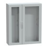 Floor standing encl. polyester vers.PLA compl.sealed 1500x1250x420 IP65 glazed