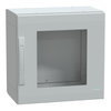 Floor standing encl. polyester vers.PLA compl.sealed 500x500x320 IP65 glazed