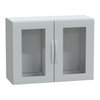 Floor standing encl. polyester vers.PLA compl.sealed 750x1000x420 IP65 glazed