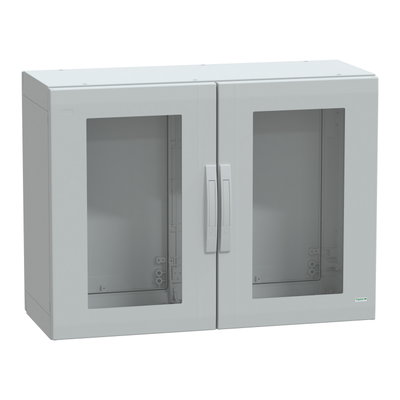 Floor standing encl. polyester vers.PLA compl.sealed 750x1000x420 IP65 glazed