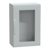 Floor standing encl. polyester vers.PLA compl.sealed 750x500x320 IP65 glazed