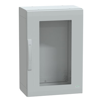 Floor standing encl. polyester vers.PLA compl.sealed 750x500x320 IP65 glazed