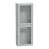 Floor standing encl. polyester vers.PLA compl.sealed 2000x750x420 IP65 glazed