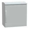 Floor standing encl. polyester vers.PLAT open top w/ canopy 500x500x320 IP44