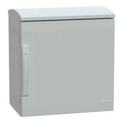 Floor standing encl. polyester vers.PLAT open top w/ canopy 500x500x320 IP44