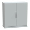 Floor standing encl.polyester vers.PLAZ w/plinth open bottom 1000x1000x420 IP54
