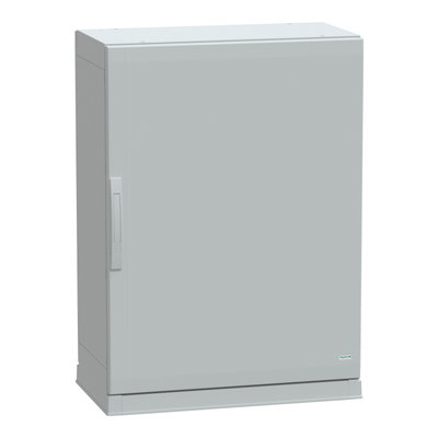 Floor standing encl.polyester vers.PLAZ w/plinth open bottom 1000x750x420 IP54