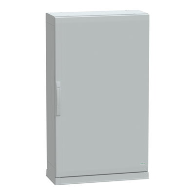 Floor standing encl.polyester vers.PLAZ w/plinth open bottom 1250x750x320 IP54